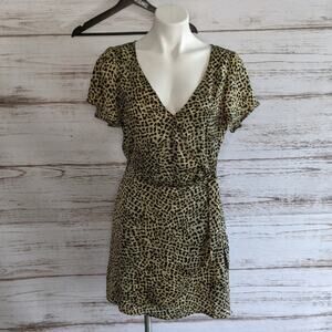 Cashmere and Cupcakes Leopard Print Lenna Dress M
